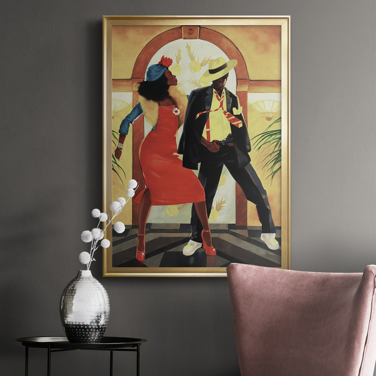 Night Out I Premium Framed Print - Ready to Hang