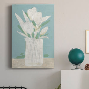 Muted Spring Arrangement II Premium Gallery Wrapped Canvas - Ready to Hang