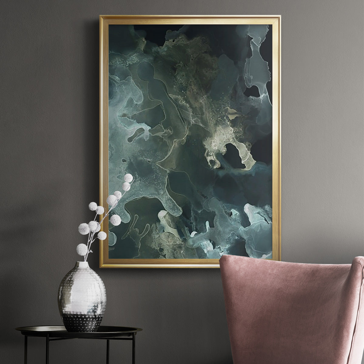 Gilded Spector I Premium Framed Print - Ready to Hang