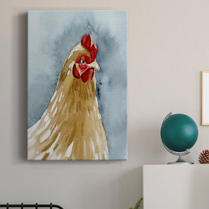 Chicken Portrait II Premium Gallery Wrapped Canvas - Ready to Hang