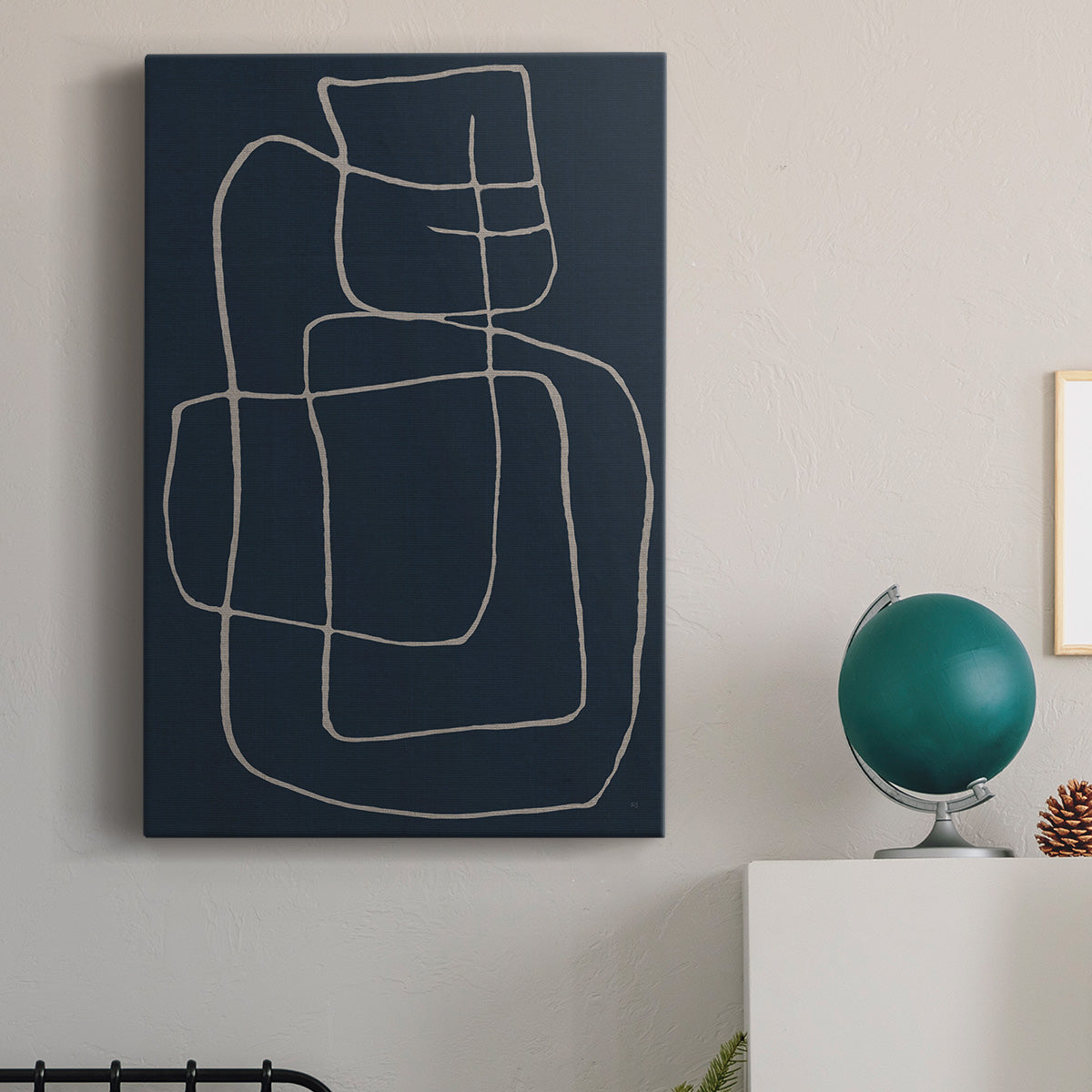 Shapes and Night Sky II Premium Gallery Wrapped Canvas - Ready to Hang