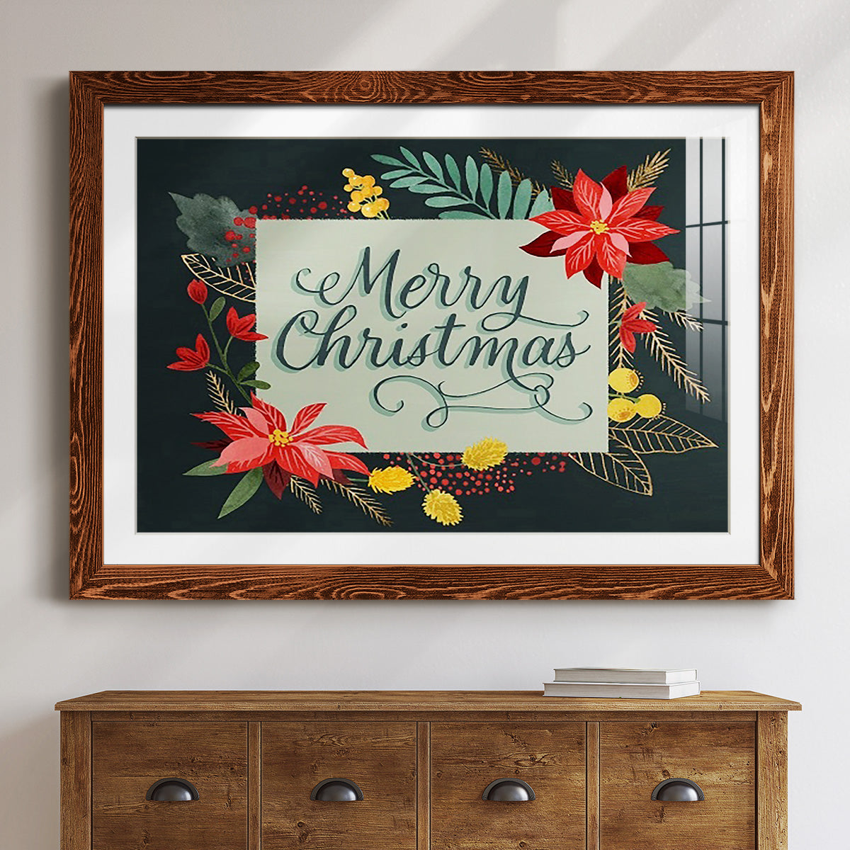 Bright Christmas Night  I-Premium Framed Print - Ready to Hang