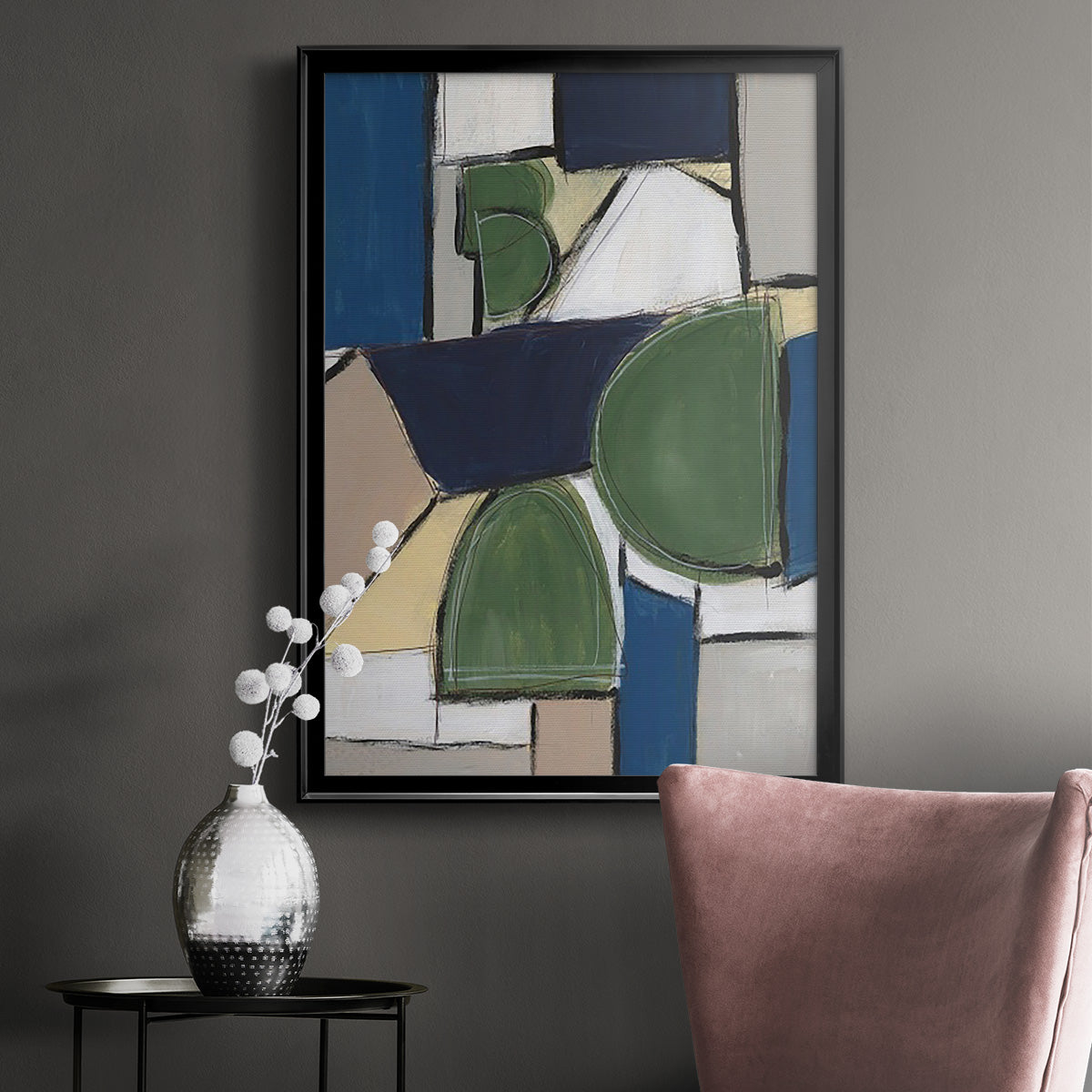 Spatial Mix II Premium Framed Print - Ready to Hang