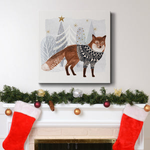 Cozy Woodland Animal I-Premium Gallery Wrapped Canvas - Ready to Hang