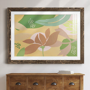 Neutral Blooms I-Premium Framed Print - Ready to Hang