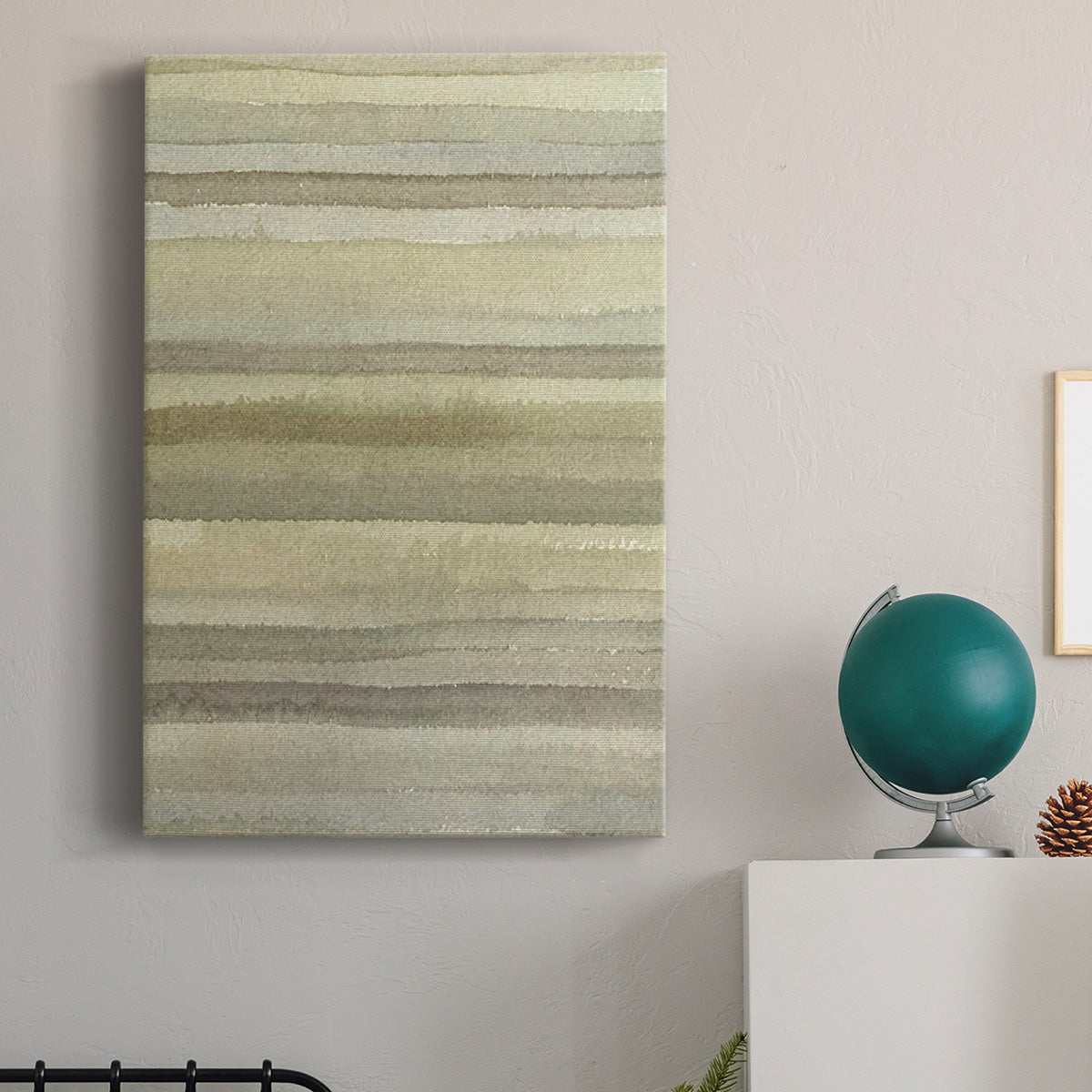 Lines in Neutral I Premium Gallery Wrapped Canvas - Ready to Hang