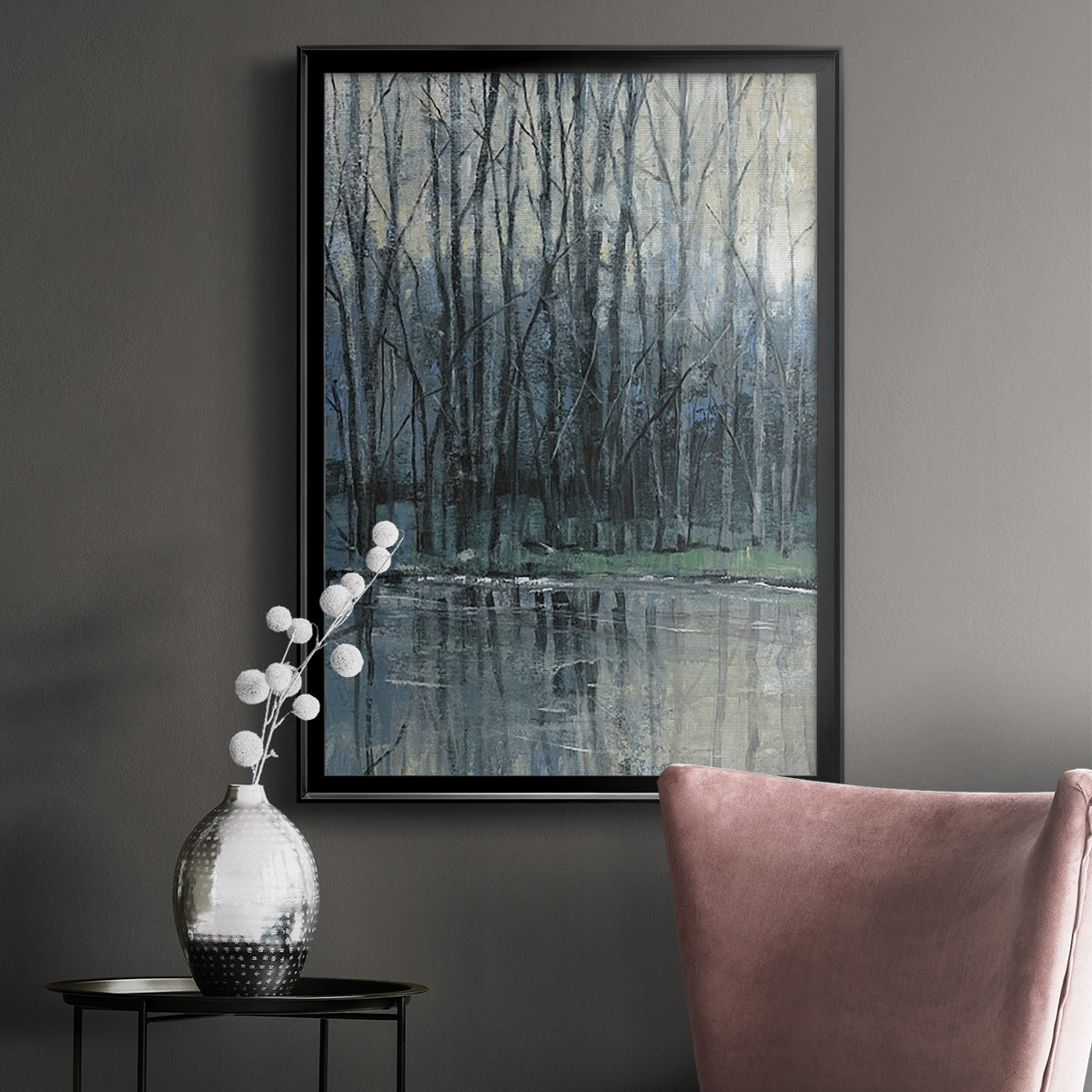 Morning Drizzle I Premium Framed Print - Ready to Hang