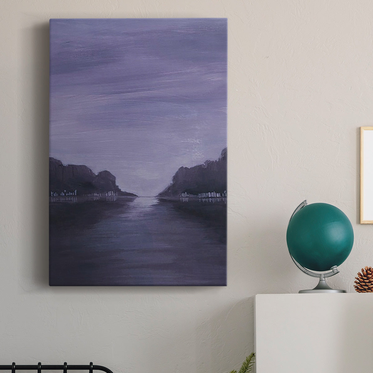 Amethyst Moonlight I Premium Gallery Wrapped Canvas - Ready to Hang