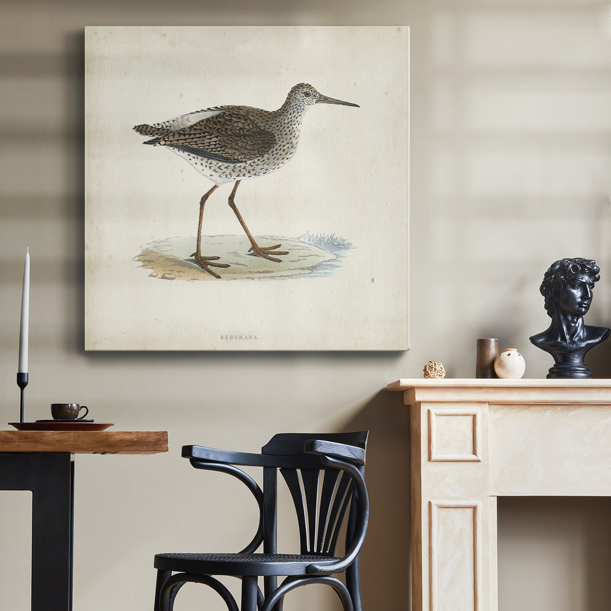 Morris Sandpipers V-Premium Gallery Wrapped Canvas - Ready to Hang
