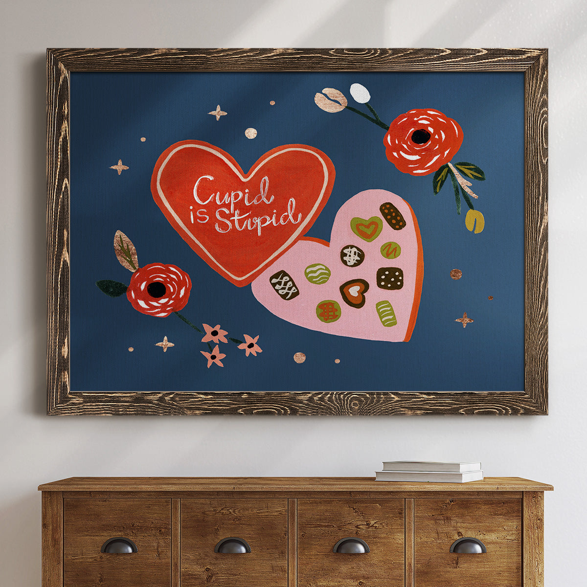 Happy Galentine II-Premium Framed Canvas - Ready to Hang