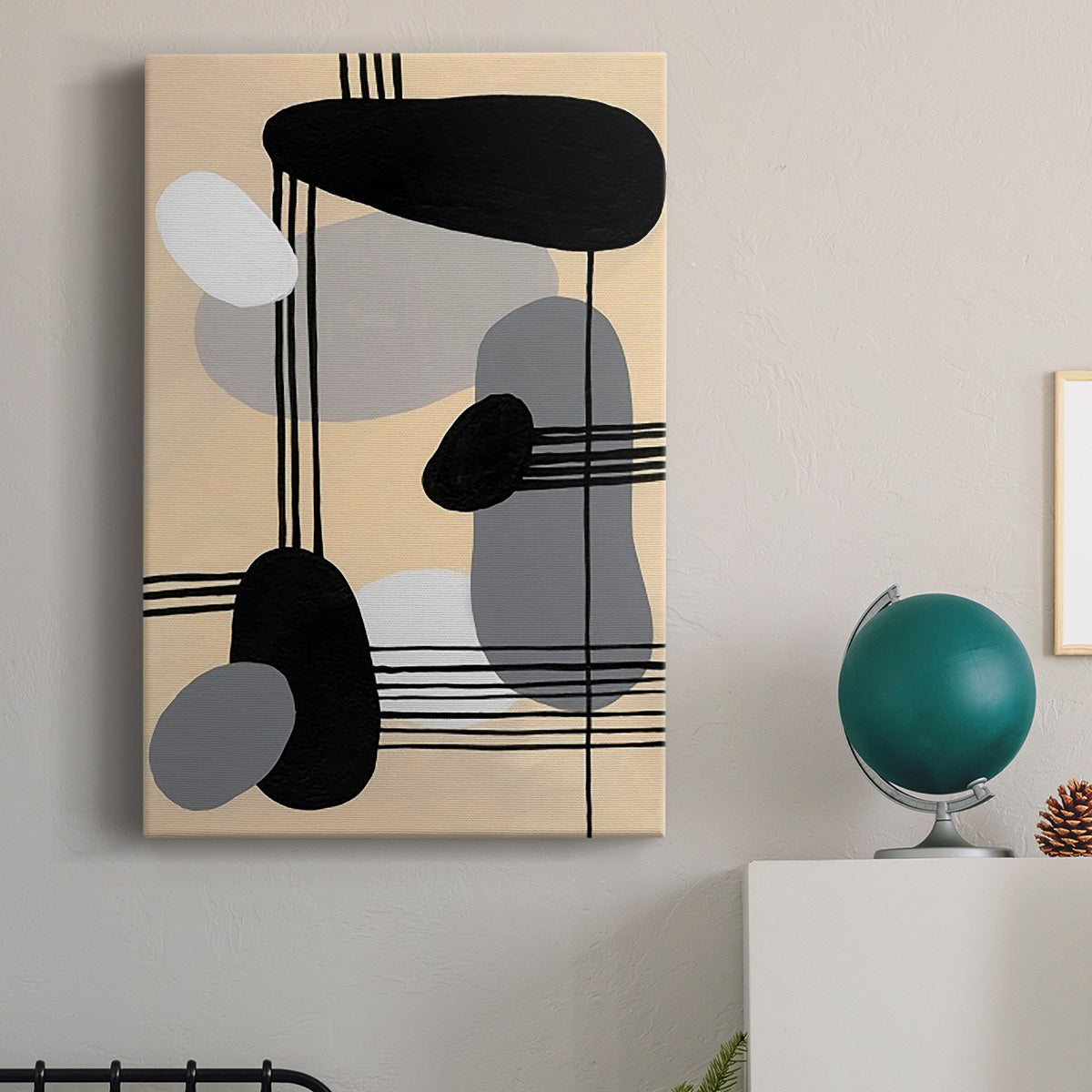 Interconnected Shapes II Premium Gallery Wrapped Canvas - Ready to Hang