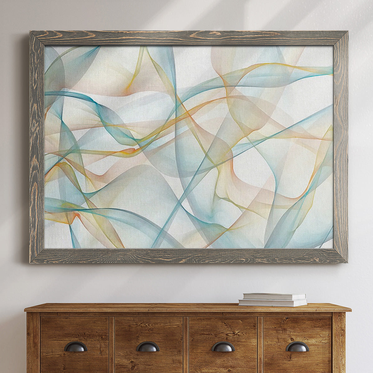Curves and Waves VI-Premium Framed Canvas - Ready to Hang