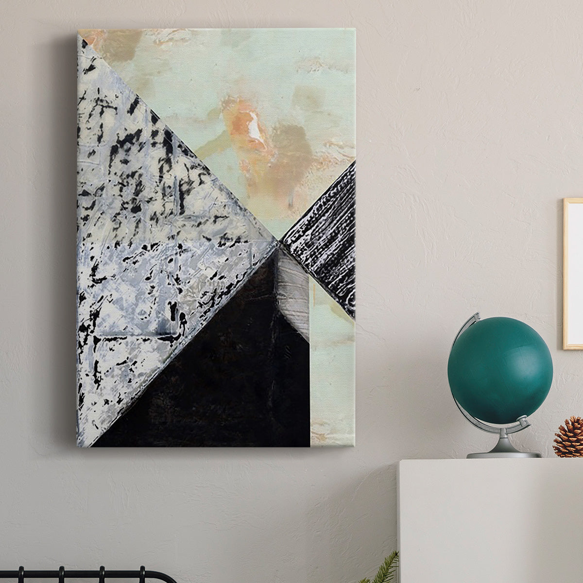 Tiles & Texture Abstract Angles I Premium Gallery Wrapped Canvas - Ready to Hang