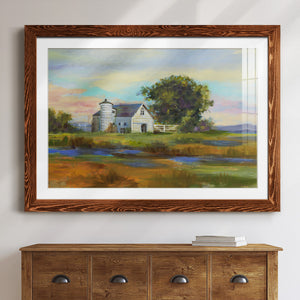 Down By The Barn-Premium Framed Print - Ready to Hang