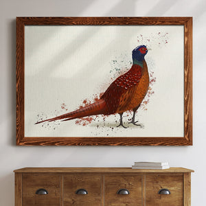 Pheasant Splash 4-Premium Framed Canvas - Ready to Hang