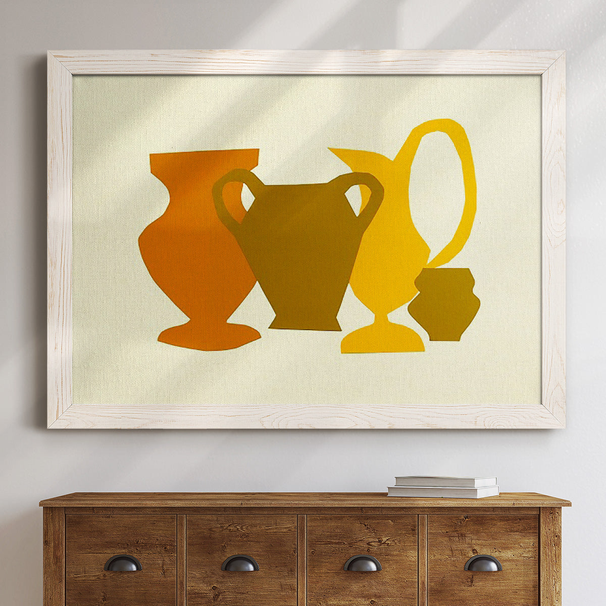 Posing Pottery II-Premium Framed Canvas - Ready to Hang