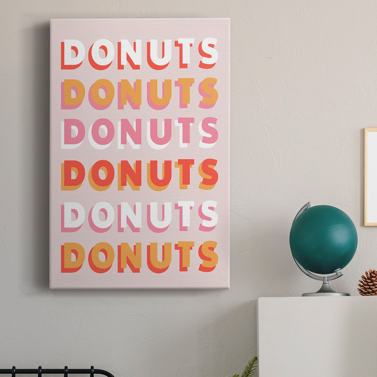 Donuts Premium Gallery Wrapped Canvas - Ready to Hang