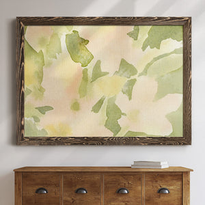Verdant Floral Abstract I-Premium Framed Canvas - Ready to Hang