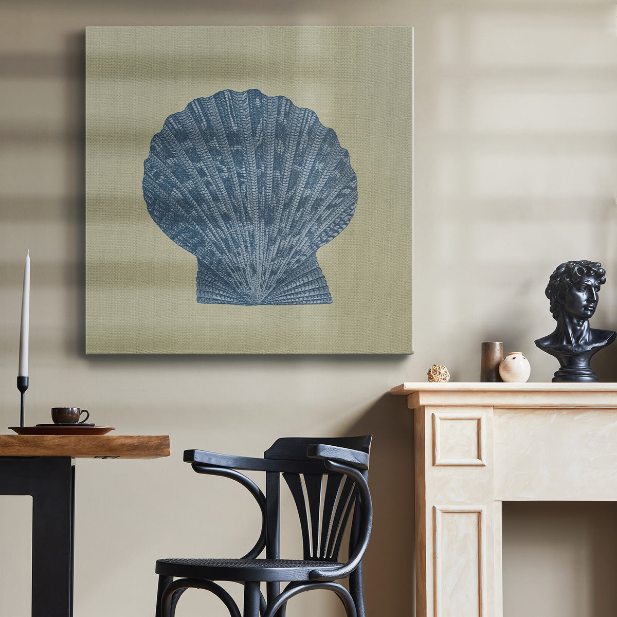 Chambray Shells IV-Premium Gallery Wrapped Canvas - Ready to Hang