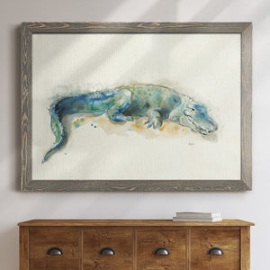 Alligator-Premium Framed Canvas - Ready to Hang