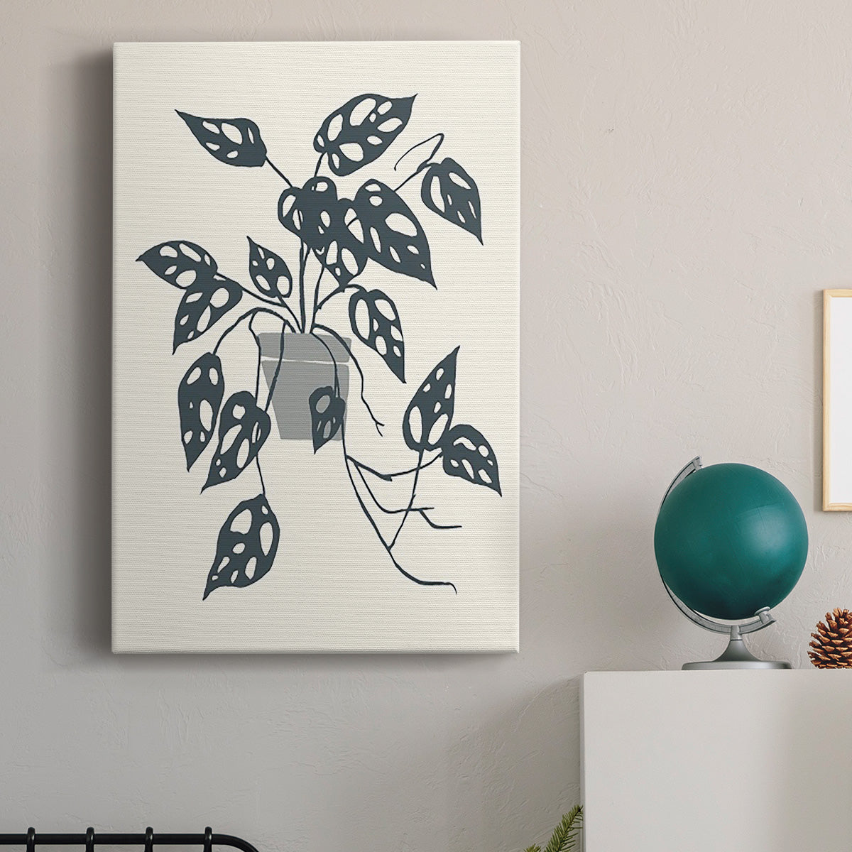 Growing Leaves I Premium Gallery Wrapped Canvas - Ready to Hang