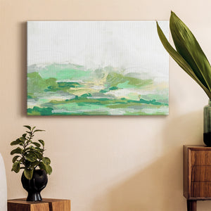 Green Mist Vista I Premium Gallery Wrapped Canvas - Ready to Hang