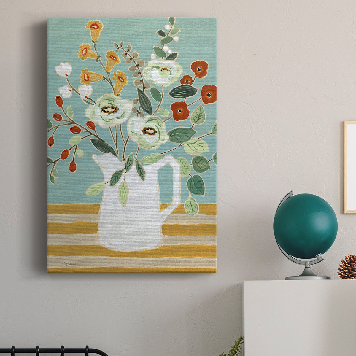 Joyful Blossoms II Premium Gallery Wrapped Canvas - Ready to Hang