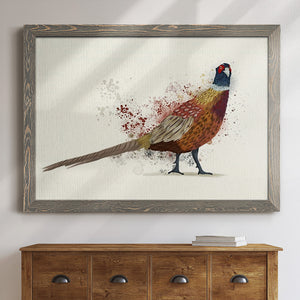 Pheasant Splash 2-Premium Framed Canvas - Ready to Hang