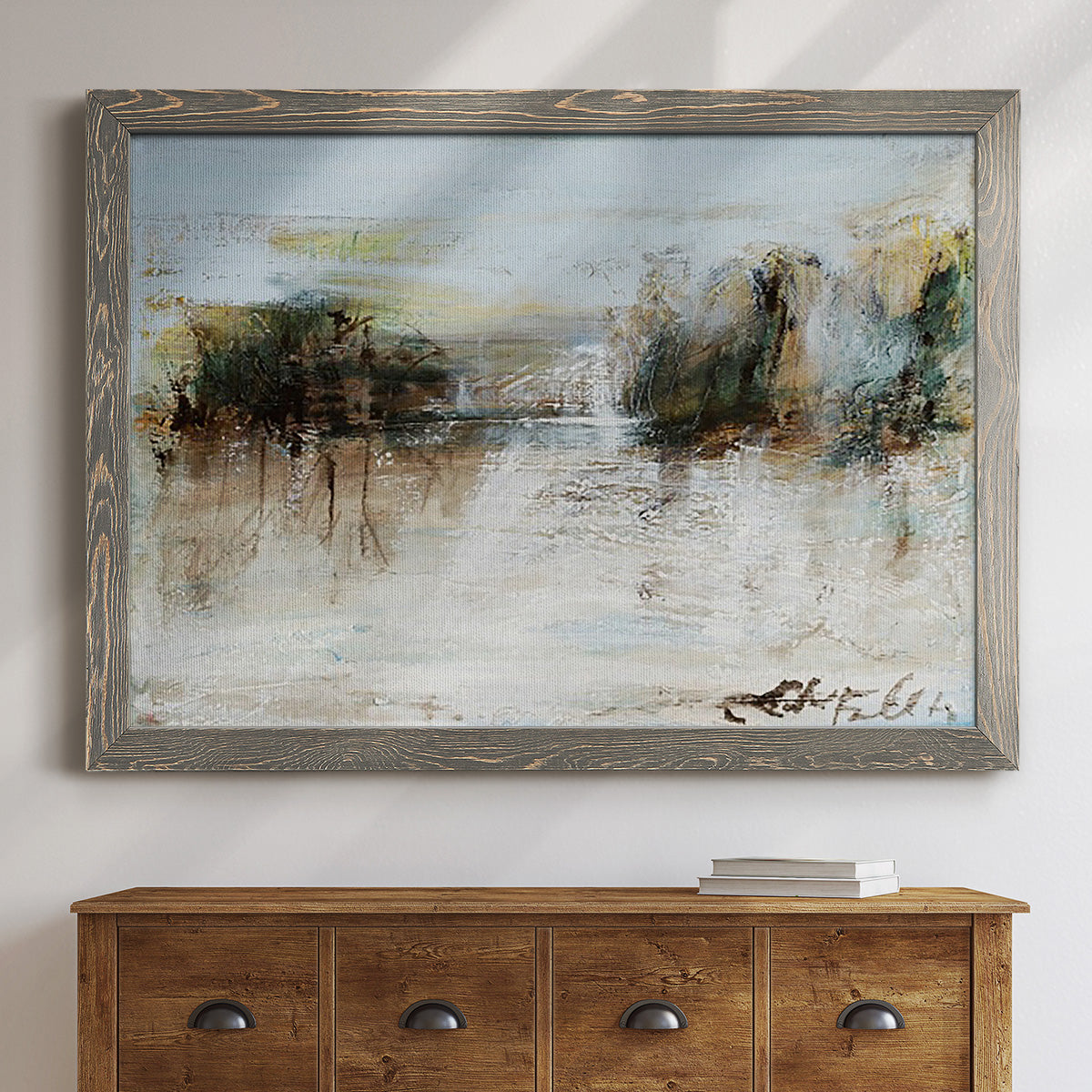 Wintery Horizon I-Premium Framed Canvas - Ready to Hang