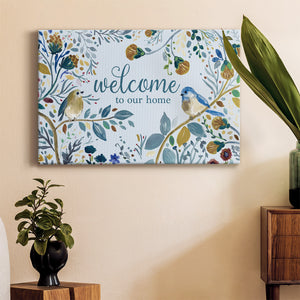 Welcome to Our Home Premium Gallery Wrapped Canvas - Ready to Hang