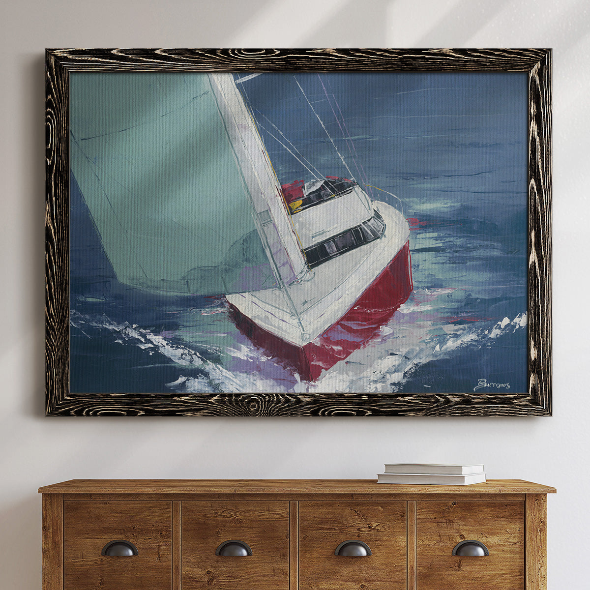 Day Sailing-Premium Framed Canvas - Ready to Hang