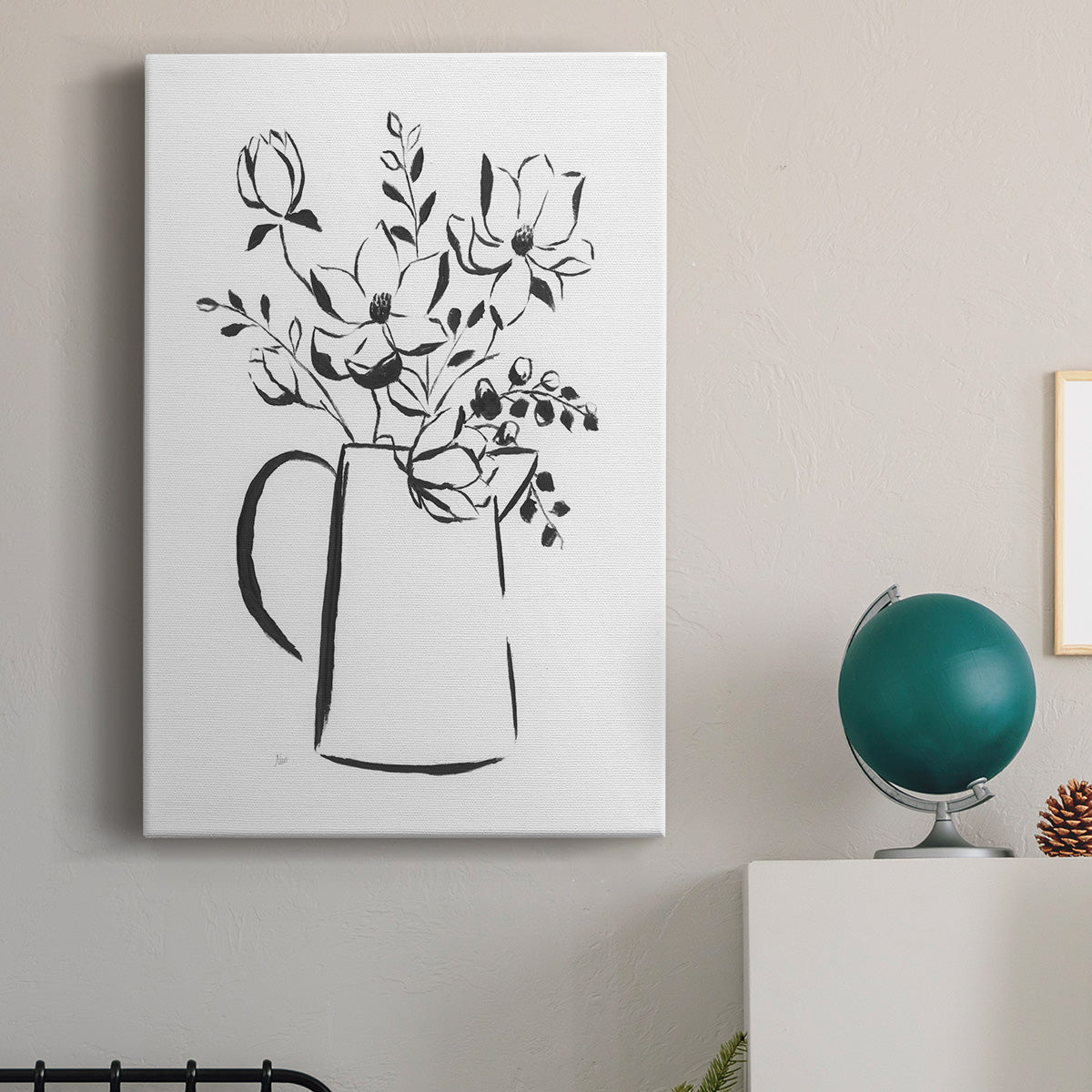 Sketchy Bouquet I Premium Gallery Wrapped Canvas - Ready to Hang