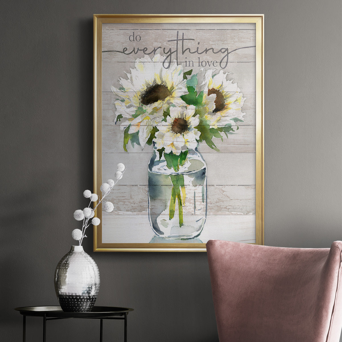Do Everything In Love Premium Framed Print - Ready to Hang