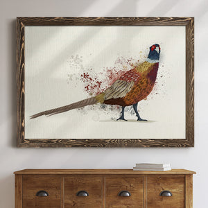 Pheasant Splash 2-Premium Framed Canvas - Ready to Hang