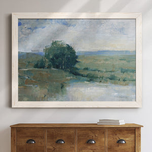 Riverbank Impression I-Premium Framed Canvas - Ready to Hang