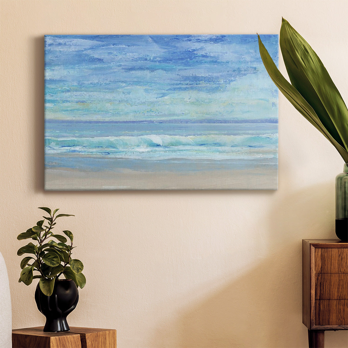 Rolling Surf I Premium Gallery Wrapped Canvas - Ready to Hang