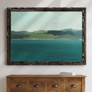 Calming Lake View I-Premium Framed Canvas - Ready to Hang