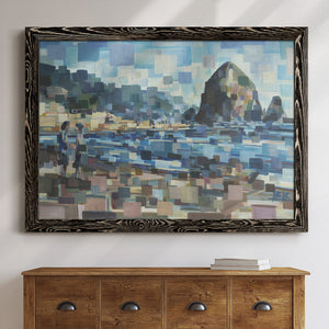 Evening in Cannon Beach-Premium Framed Canvas - Ready to Hang