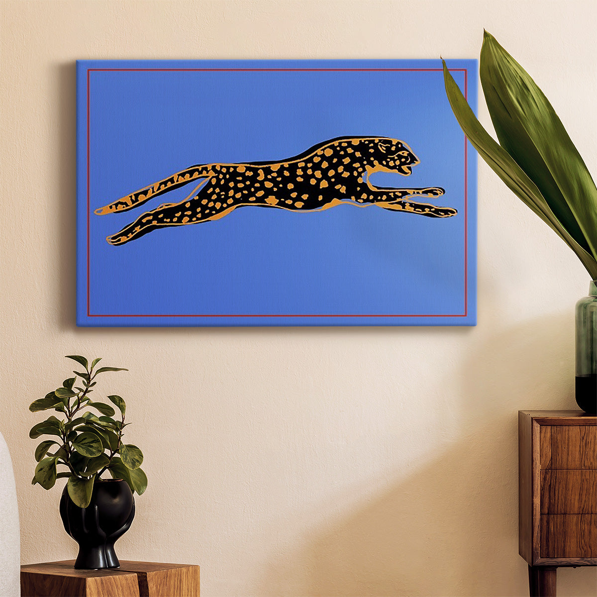 The Wild Leopard II Premium Gallery Wrapped Canvas - Ready to Hang