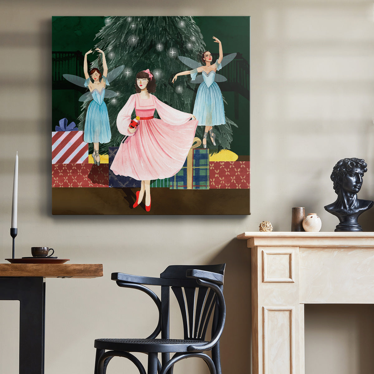 Christmas Nutcracker II-Premium Gallery Wrapped Canvas - Ready to Hang