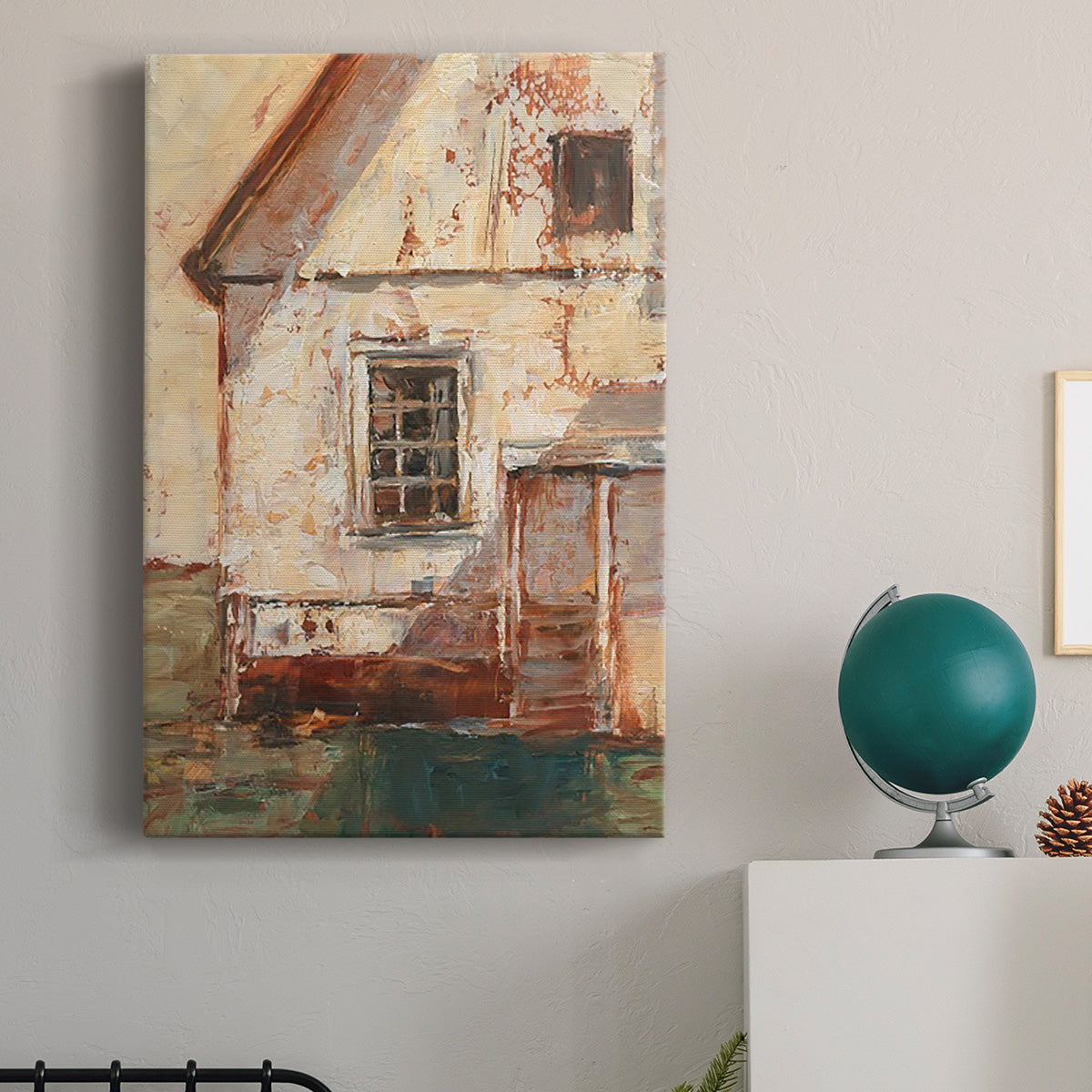 Sunlit Barn II Premium Gallery Wrapped Canvas - Ready to Hang