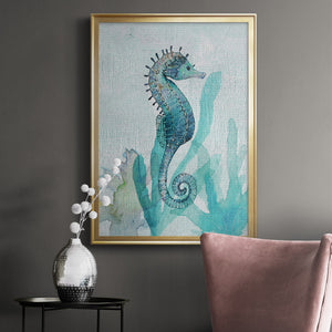 Seahorse I Premium Framed Print - Ready to Hang