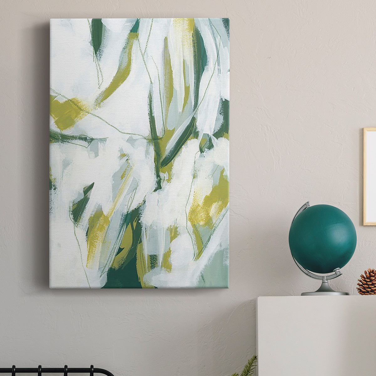 Emerald Ice I Premium Gallery Wrapped Canvas - Ready to Hang