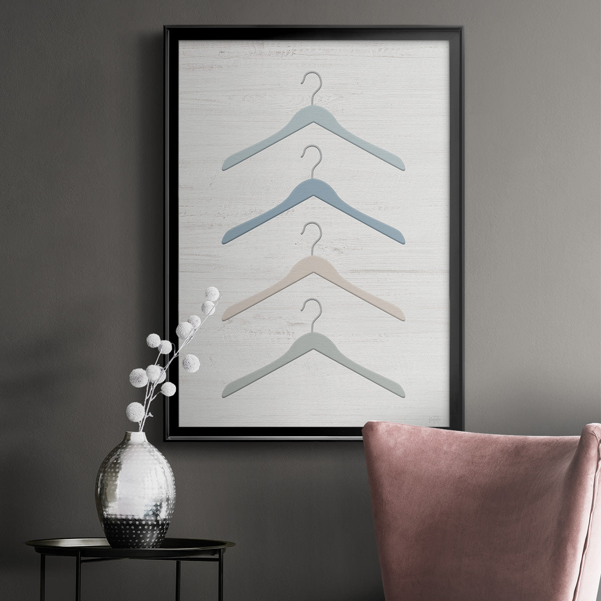 Laundry Hangers Premium Framed Print - Ready to Hang