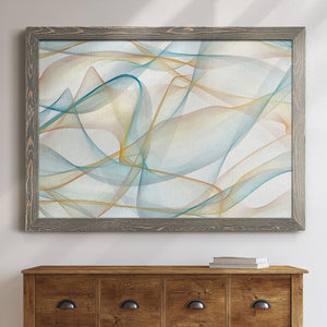 Curves and Waves V-Premium Framed Canvas - Ready to Hang