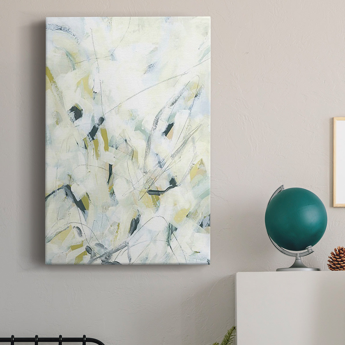 Ice Scribe I Premium Gallery Wrapped Canvas - Ready to Hang