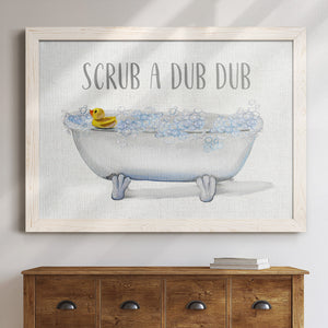 Scrub A Dub-Premium Framed Canvas - Ready to Hang