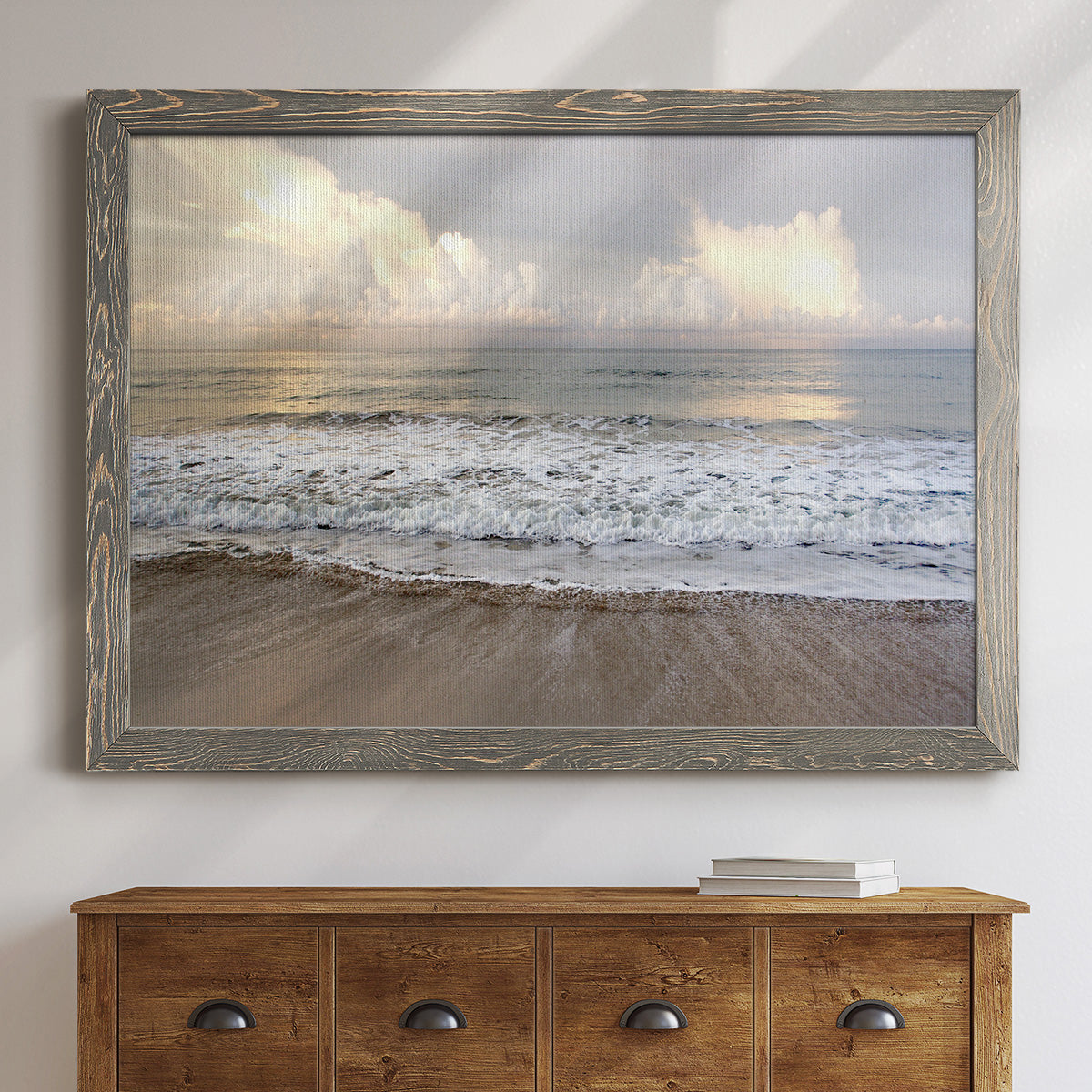 Ebbing Wave-Premium Framed Canvas - Ready to Hang