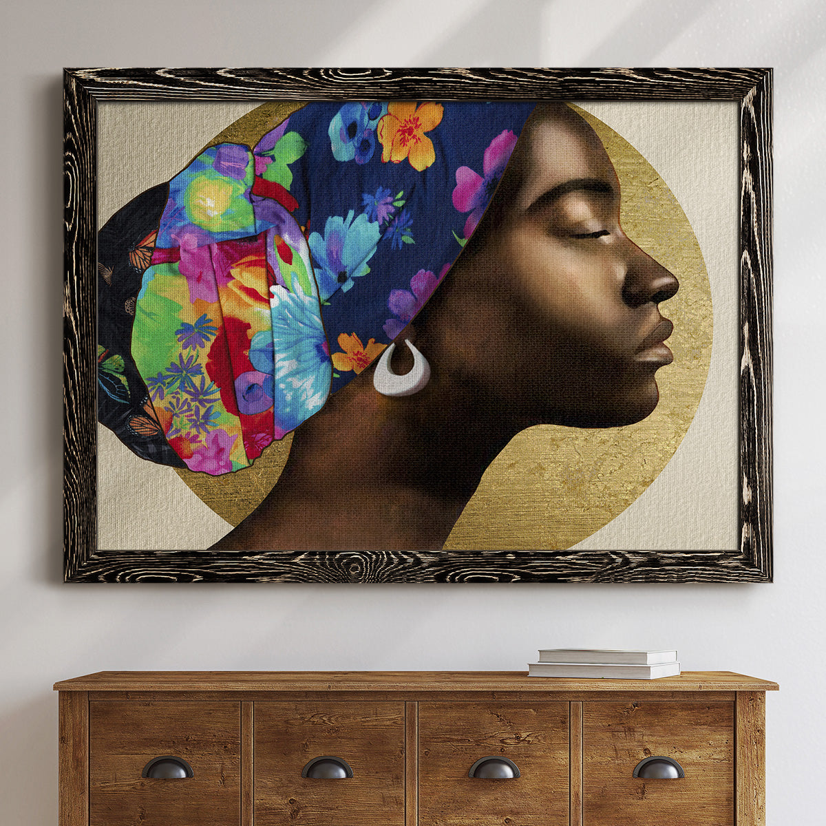 Golden Lady I-Premium Framed Canvas - Ready to Hang