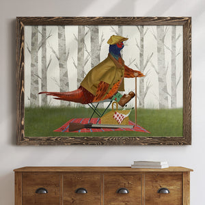 Pheasant Shooting Party 4-Premium Framed Canvas - Ready to Hang